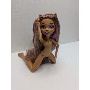 🍁3/$20 Monster High Clawdeen Wolf Nude Doll Mattel 2022 Articulated